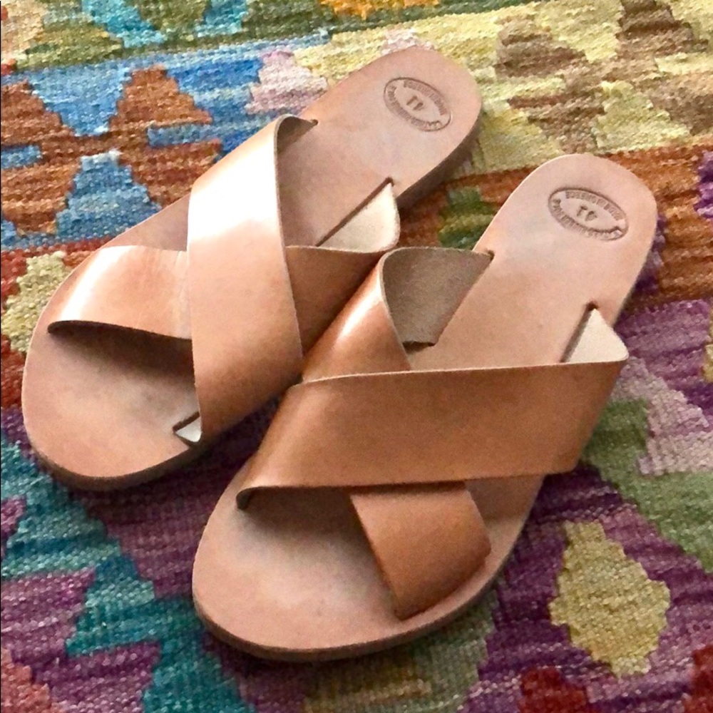 Leather Sandals Made In Greece